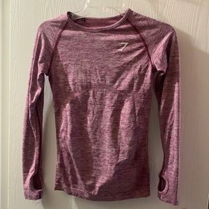 Gymshark moisture wicking long sleeve workout top